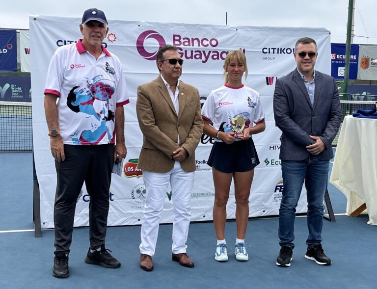 (VIDEO) Una ucraniana y un brasileño se coronaron campeones del ITF Junior J100 Copa GOGO GÓMEZ en Salinas