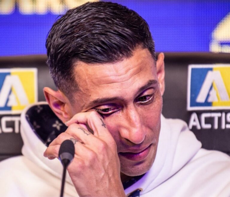 (VIDEO) La emoción de Ángel Di María en su presentación con Rosario Central