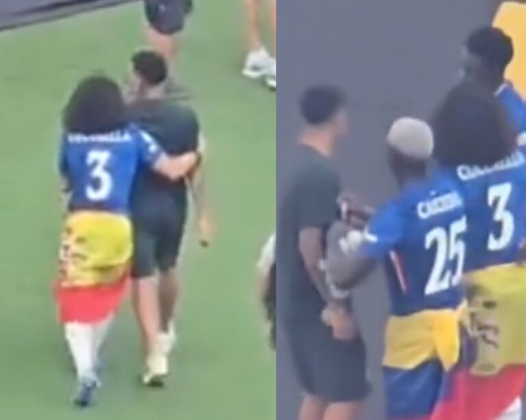 (VIDEO) El gesto de Cucurella y Moisés Caicedo con Kendry Páez