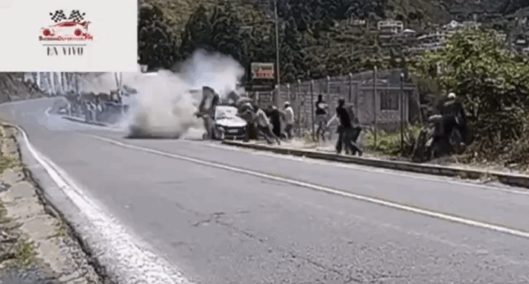 Tragedia en el Rally Vuelta a la República: Mueren un adulto y un menor tras accidente en Ambato