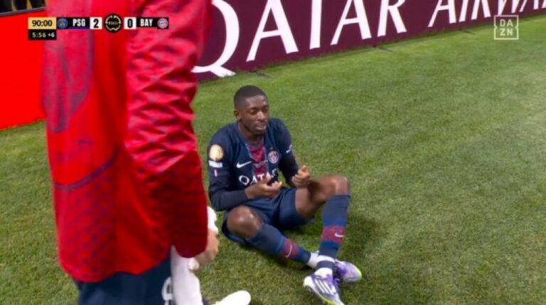 (VIDEO) Dembélé homenajeó a Diogo Jota tras su gol ante el Bayern