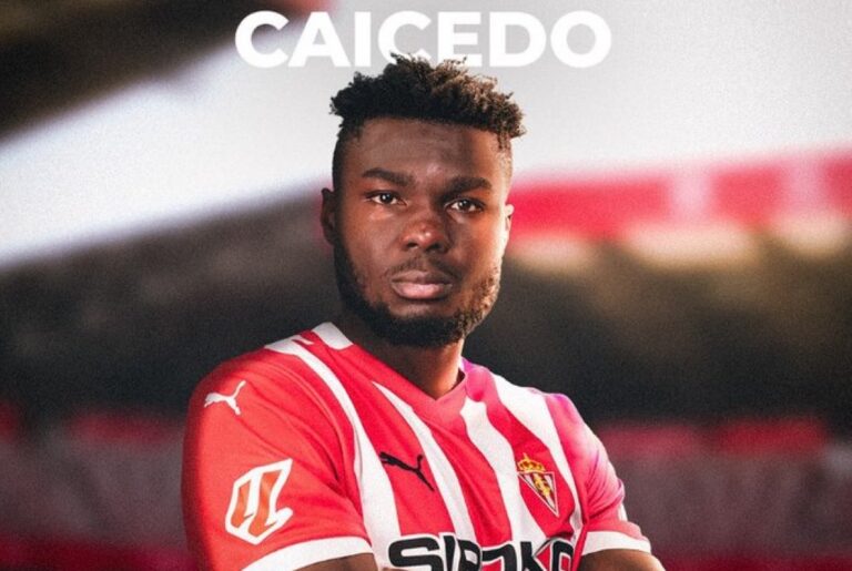 (VIDEO) OFICIAL: Jordy Caicedo renovó con el Sporting de Gijón