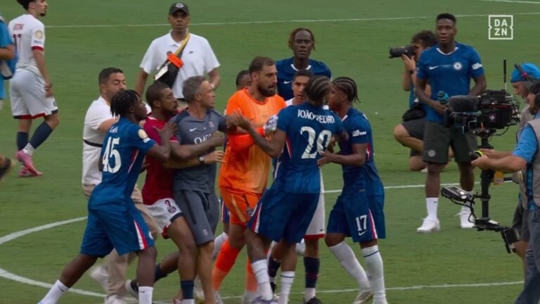(VIDEO) RELAJO EN LA FINAL: ¡Luis Enrique reaccionó y agredió a Joao Pedro!