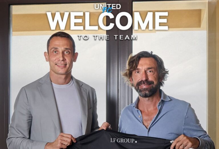El United FC de Emiratos Árabes anuncia a Andrea Pirlo como nuevo DT