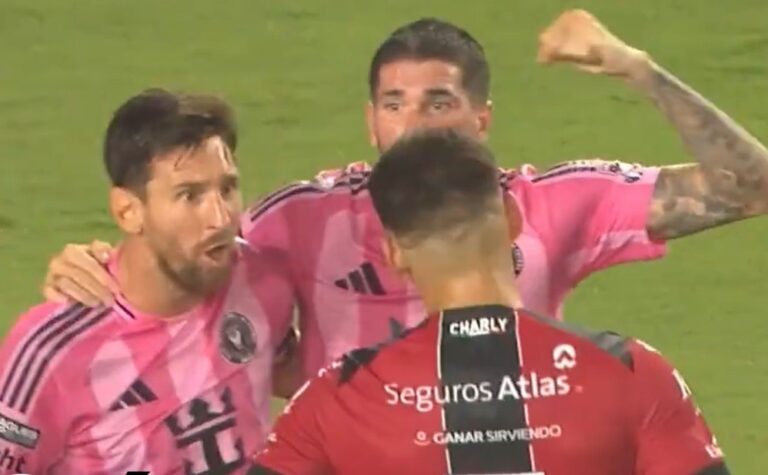 (VIDEO) ¡Se lo gritó en la cara! El polémico festejo de Messi en la Leagues Cup