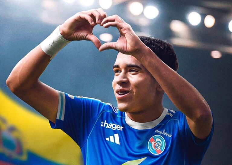 Noticia Banco Guayaquil: Racing Estrasburgo presentó a kendry Páez