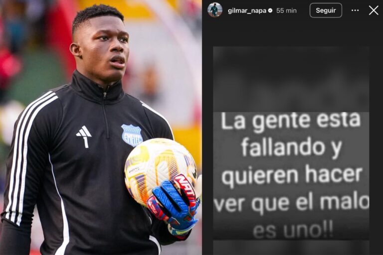 El polémico posteo de Gilmar Napa en redes sociales tras conocerse que no seguirá en Emelec