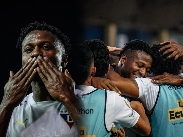 (VIDEO) HAT TRICK DE ESTRADA: LDU goleó al Delfín en Manta