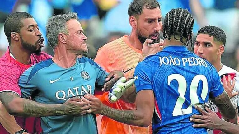 “NO SABEN PERDER”: La picante respuesta de Joao Pedro a Luis Enrique tras la agresión que recibió