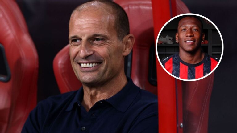 Allegri elogia a Pervis Estupiñán: “Es fuerte, está encajando en un grupo con valores importantes”