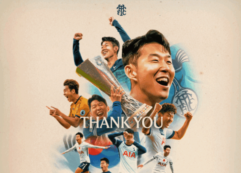 “Gracias nunca será suficiente”: el emotivo adiós del Tottenham a Son tras su fichaje por LAFC