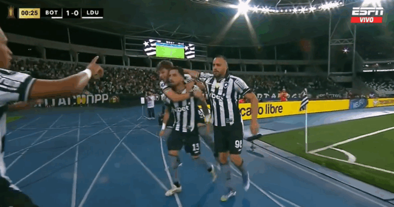 (VIDEO) A LOS 14 SEGUNDOS: Botafogo anotó de entrada ante LDU
