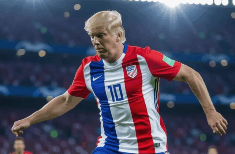 (VIDEO) ¿Trump futbolista? “Podría jugar, me veo extremadamente bien en shorts”