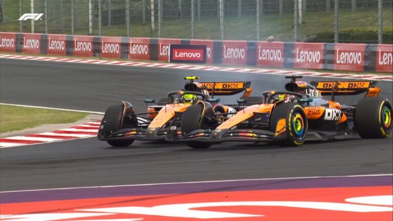 McLaren domina la segunda práctica del GP de Hungría con susto incluido entre Norris y Piastri