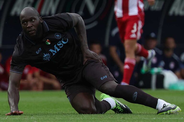 Grave lesión de Lukaku en la previa del inicio de la Serie A