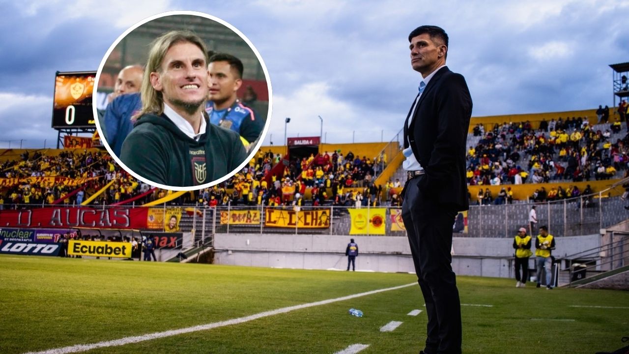 (VIDEO) “Va preparando generaciones”: DT de Aucas elogió a Beccacece