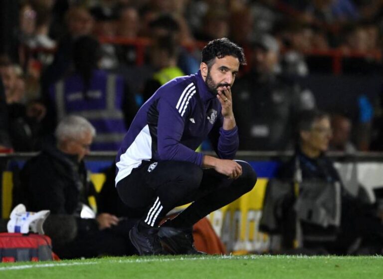 Amorim se despide del Man. United: “Quizás haya que cambiar de entrenador”