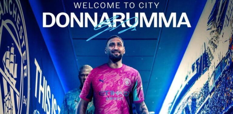 OFICIAL: ¡El Manchester City anuncia la llegada de Donnarumma!
