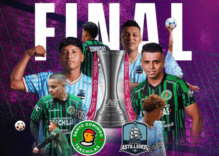 Con un balón especial: La Liga Nacional de Ecuavóley Banco Guayaquil alista su final histórica por Zapping