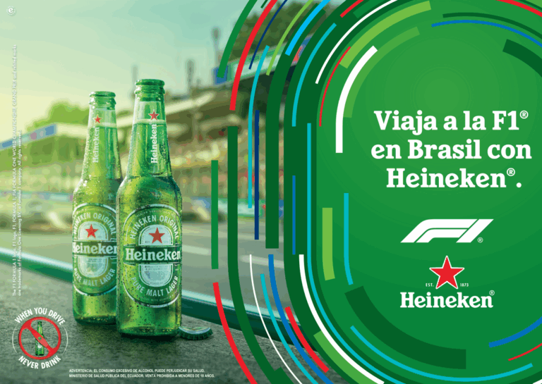 Heineken te lleva a la F1 en Brasil: Gana premios exclusivos y vive una experiencia VIP en el Paddock Club