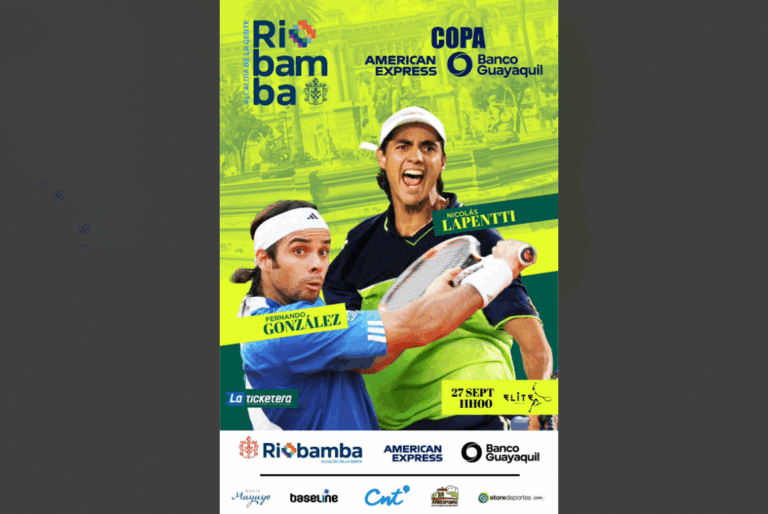 Se viene el duelo de Nicolás Lapentti y Fernando González en Riobamba
