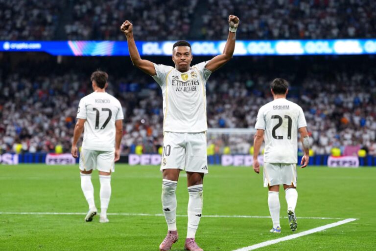 (VIDEO) CON UNO MENOS: Real Madrid derrotó al Olympique Marsella en el Bernabéu