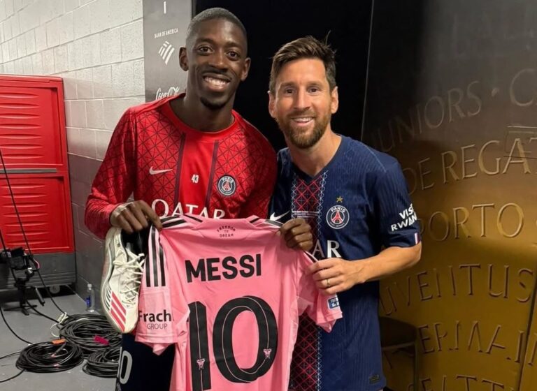 Messi felicitó a Dembélé por ganar el Balón de Oro: “Te lo mereces”