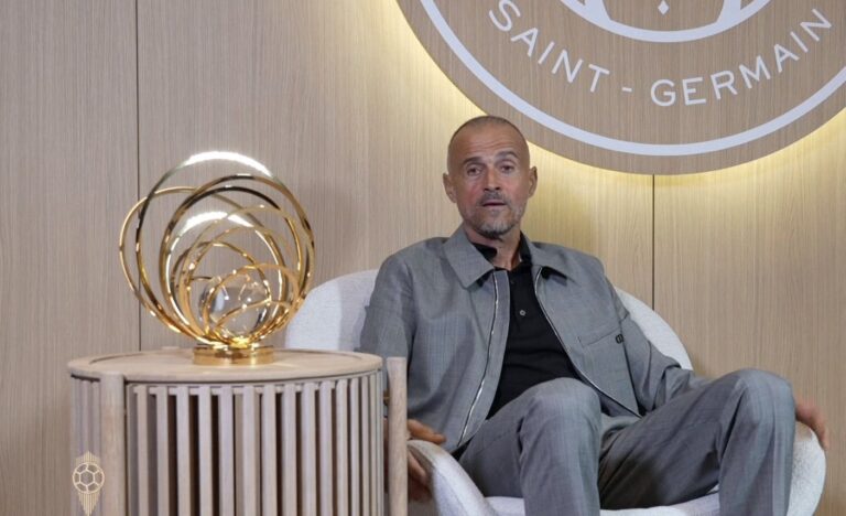 Luis Enrique, elegido mejor entrenador del año en el Balón de Oro 2025