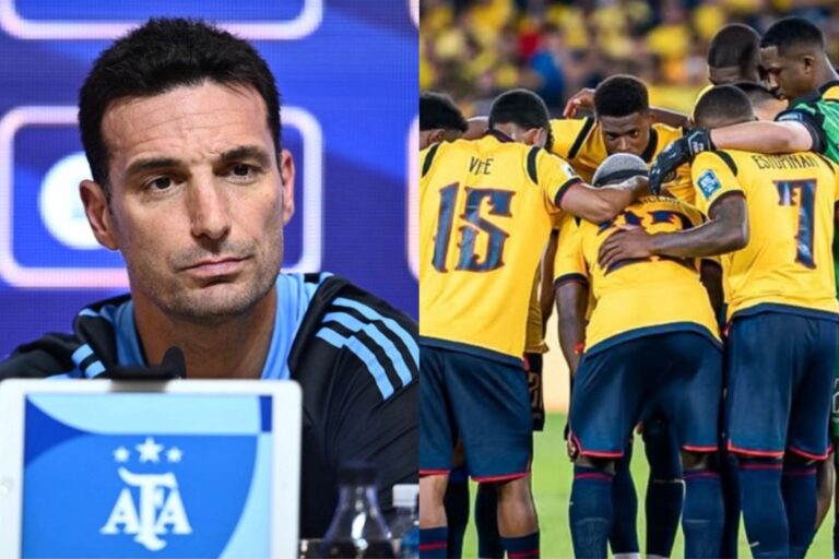 (VIDEO) Scaloni elogia a Ecuador: “Es de las mejores selecciones del mundo”