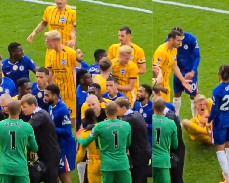 (VIDEO) ¿Debió ser expulsado? Caicedo discutió y reaccionó mal contra ex compañeros del Brighton