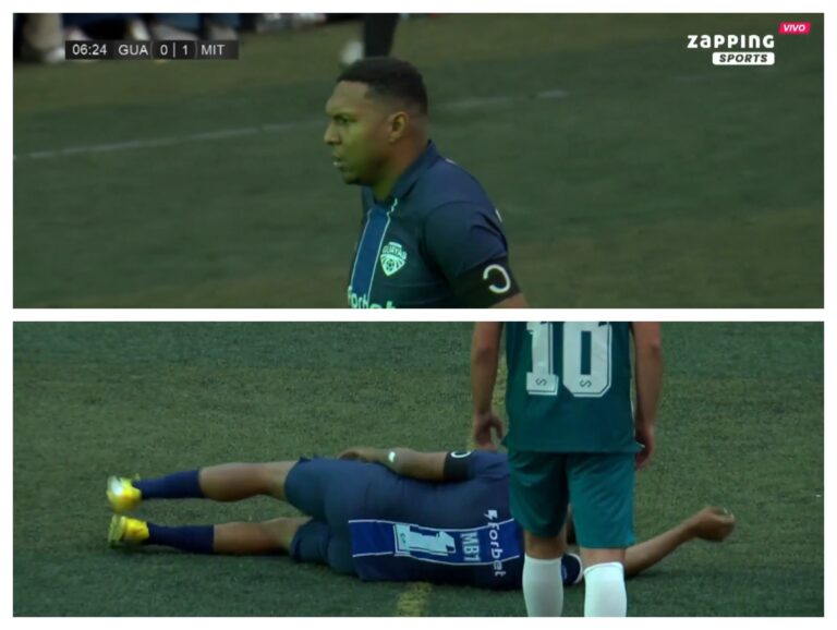 (VIDEO) REPLICÓ LA “DORMIDA”: Banguera brilló como delantero en un torneo de exhibición