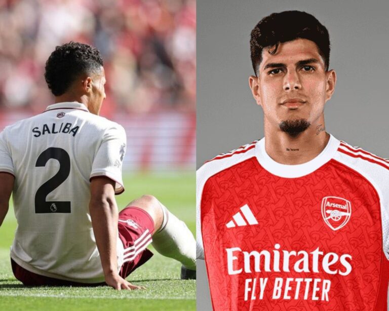 Baja sensible en Arsenal: Lesión de Saliba abre la puerta al debut de Hincapié
