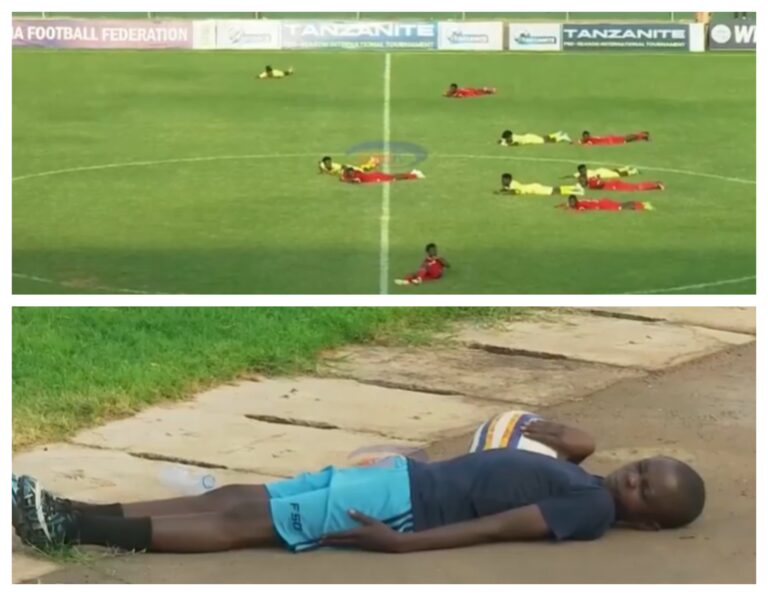 (VIDEO) Insólito en Tanzania: Enjambre de abejas interrumpe partido