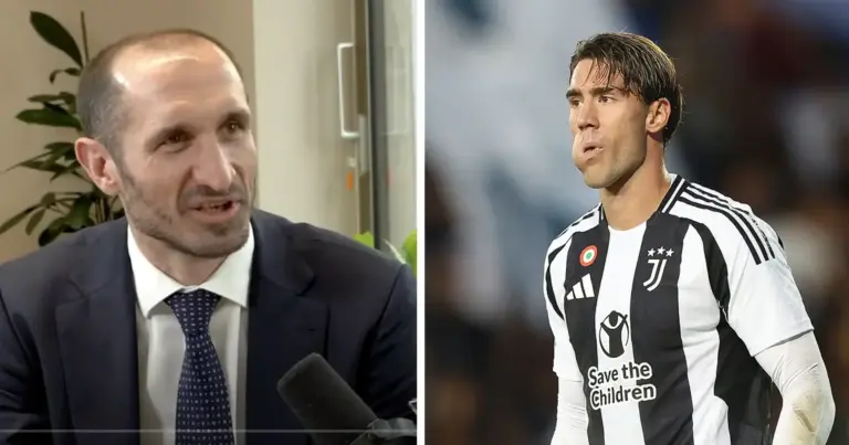 Chiellini sobre el futuro de Vlahovic: “Nada es imposible, veremos qué pasa”