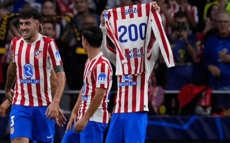 Griezmann celebra sus 200 goles con el Atlético Madrid con botines de edición limitada