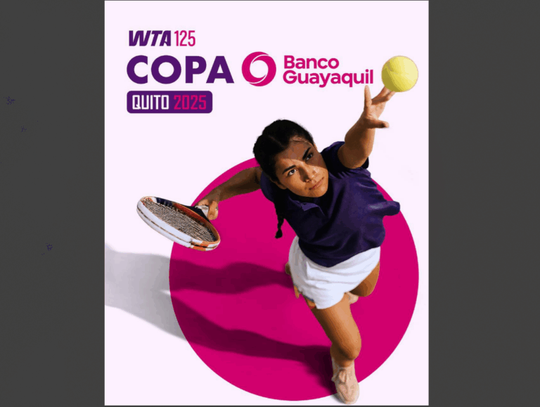 Por primera vez en Ecuador: Se anuncia torneo femenino de tenis categoría WTA