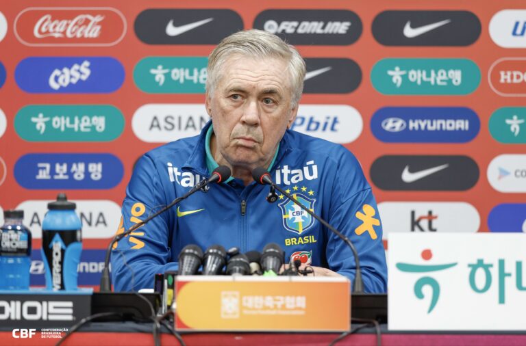 PROYECTO A LARGO PLAZO EN BRASIL: La CBF planea renovar contrato con Ancelotti antes del Mundial de 2026