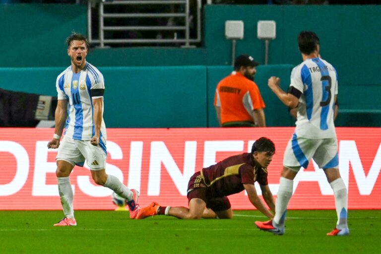 (VIDEO) SIN MESSI: Argentina superó por la mínima a Venezuela
