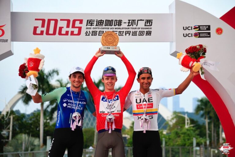 #NTF | Jhonatan Narváez se sube al podio del del Tour de Guangxi 2025