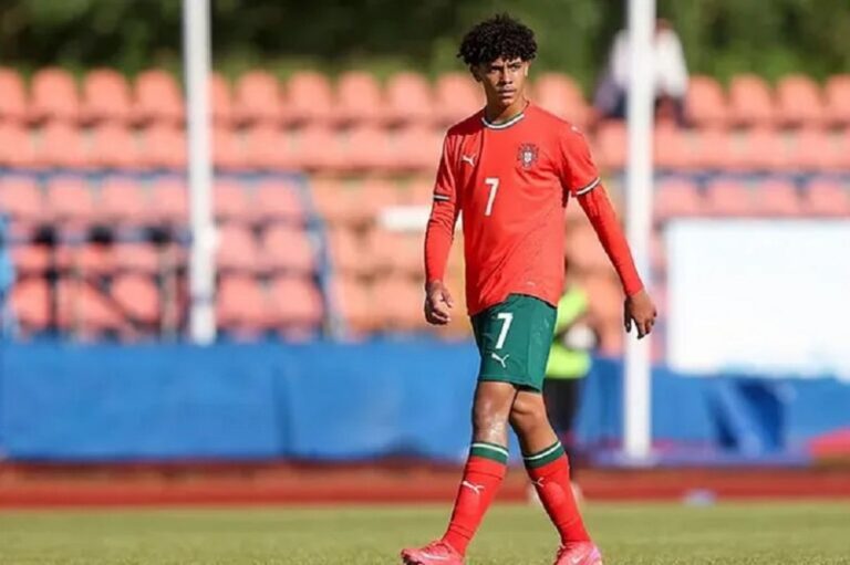 (VIDEO) Cristiano Ronaldo Jr. marca su primer gol con la Portugal Sub-16