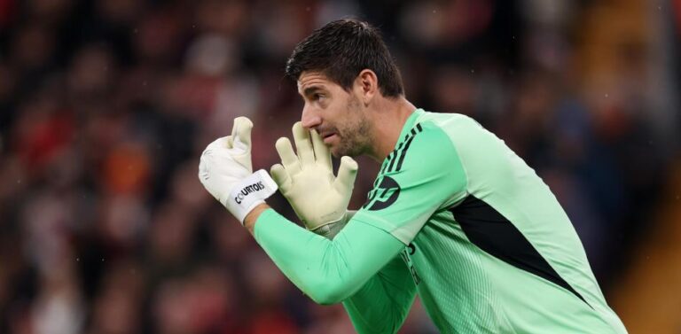 ¡Courtois, baja inesperada en el Real Madrid!