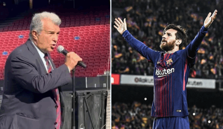 El Barça quiere inmortalizar a Messi: Laporta confirma plan para una estatua en el Camp Nou