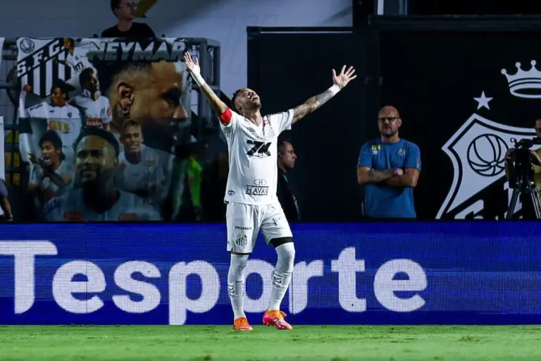 (VIDEO) DE LA MANO DE NEYMAR: Santos goleó y se ilusiona con la salvación