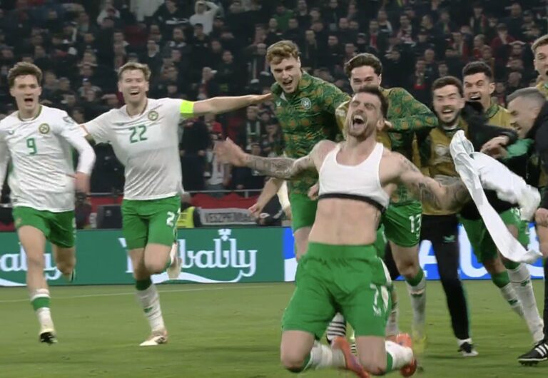 (VIDEO) Irlanda elimina a Hungría en un final épico y se mete al repechaje mundialista