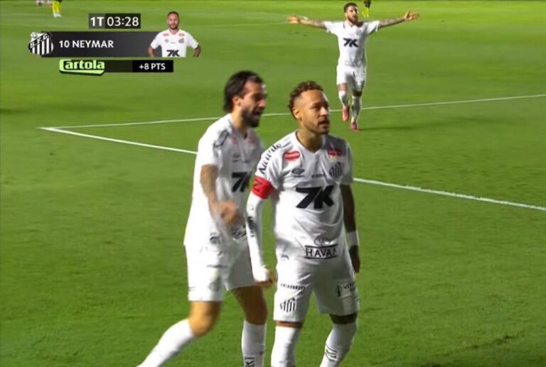 (VIDEO) TRAS 4 MESES: Neymar volvió a anotar con el Santos