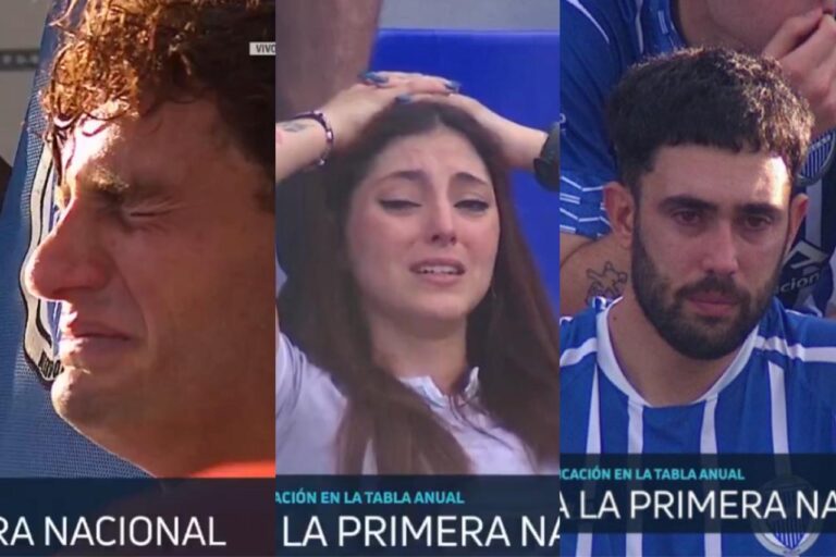 (VIDEO) MUY TRISTE: Las lagrimas de los hinchas de Godoy Cruz tras el descenso de su equipo