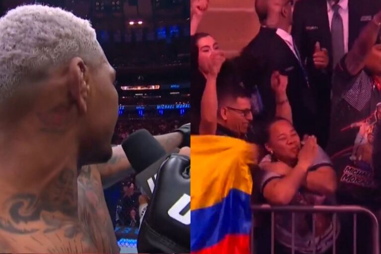 Morales dedica su victoria a su madre: “Gracias por esa arrechera ecuatoriana que me heredaste”