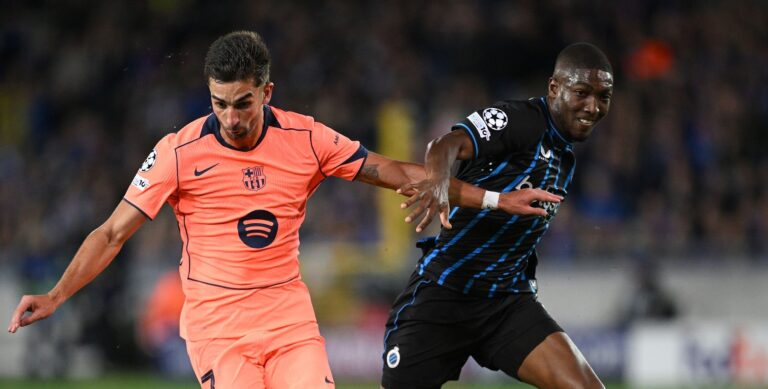 (VIDEO) CON ORDÓÑEZ DE TITULAR: Brujas y el FC Barcelona igualaron en un partidazo en la Champions