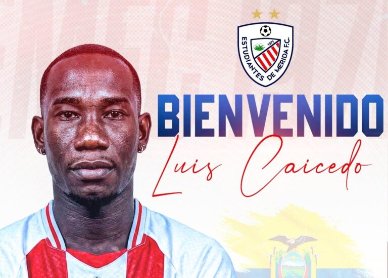 OFICIAL: Luis ‘Kunty’ Caicedo refuerza al Estudiantes de Mérida