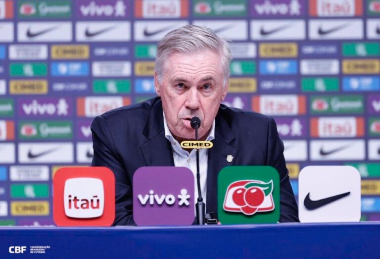 HASTA 2030: Brasil busca extender contrato de Carlo Ancelotti